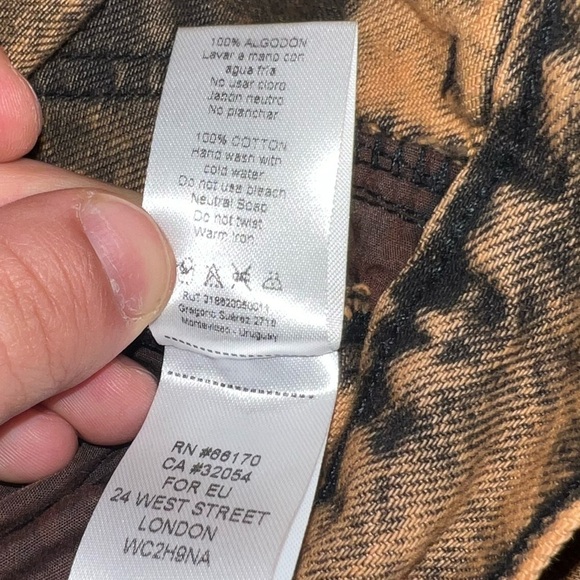 Pastiche by Anthropologie Bleached Jean Shorts Y2K - Picture 4 of 4